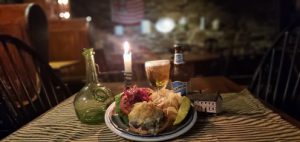 Dobbin’s 8 oz. Hamburger with Bleu Cheese & Bacon